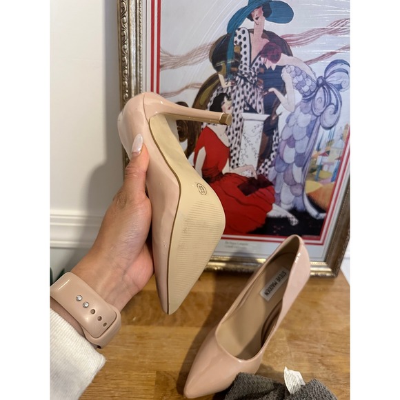 Steve Madden Klory Patent Pointed Toe Pumps Heels Women's Shoes Size 6.5 - Picture 1 of 16